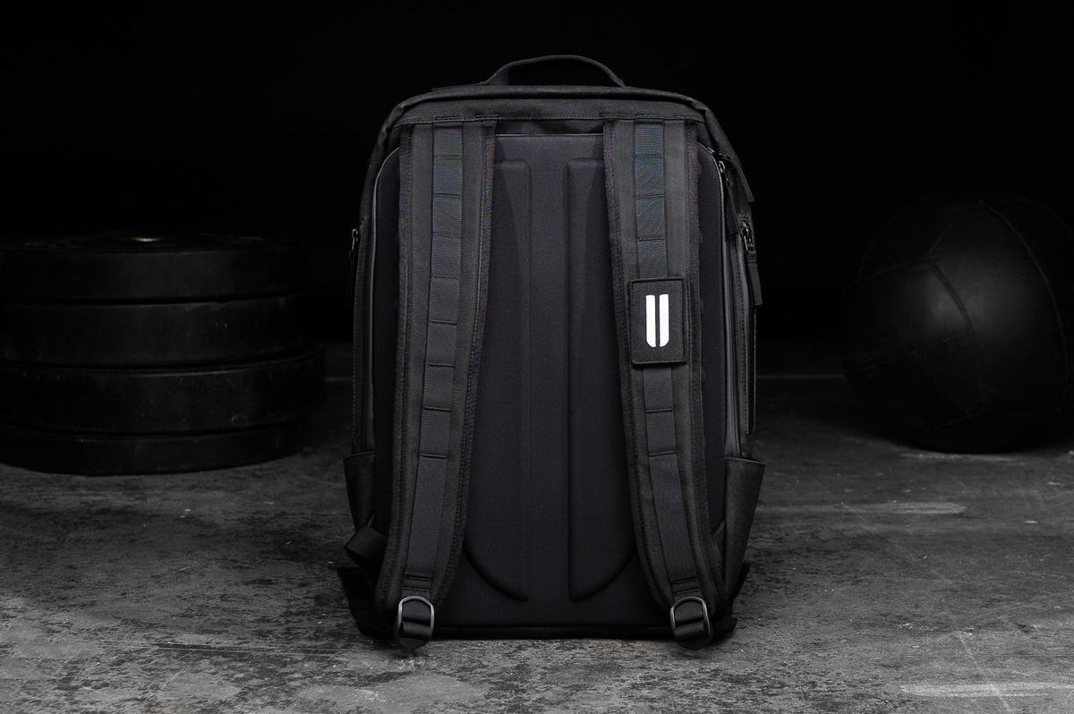 Nobull Waxed Canvas Men's Backpacks Black | Australia (TW7846)